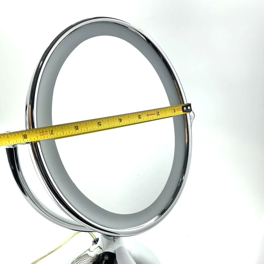 Conair Lighted Double Sided Oval Bathroom Mirror BE18LC 1x and 5x Magnification